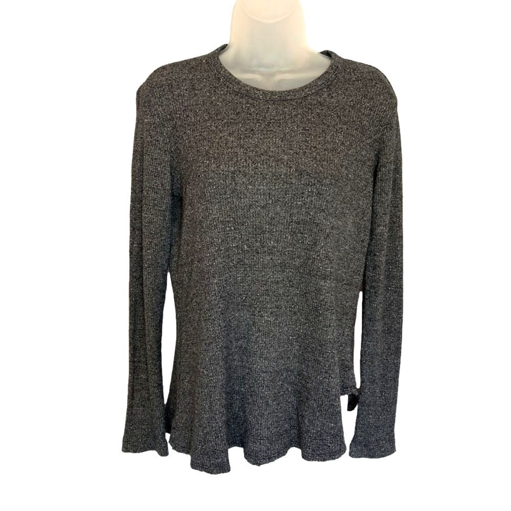 Wilt Gray Thermal Top Slightly Asymmetrical hem